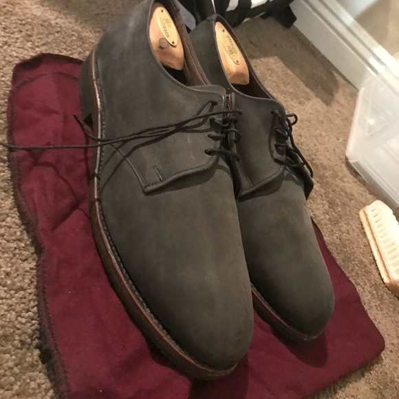 ALLEN EDMUND- Vibram Sole Suede Shoes - Picture 5 of 13